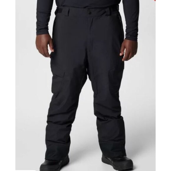 Columbia Men's Ski Pants Powder Stash Black Omni-Heat Outdoor Winter Size 5X NEW - Picture 1 of 8